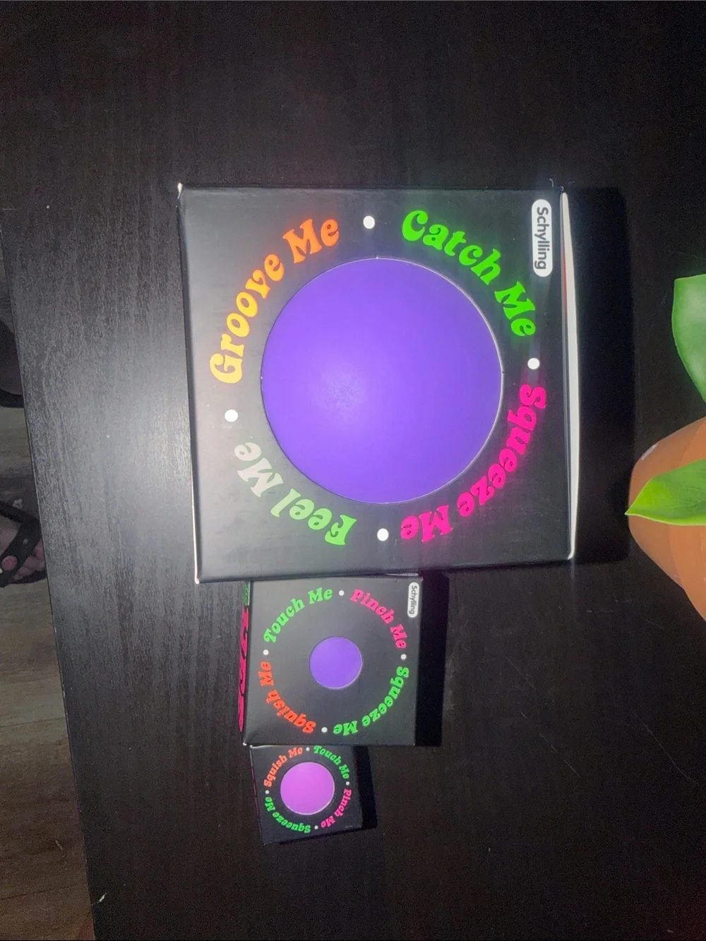 Schylling Super NeeDoh Groovy Globe – Purple Stress Toy